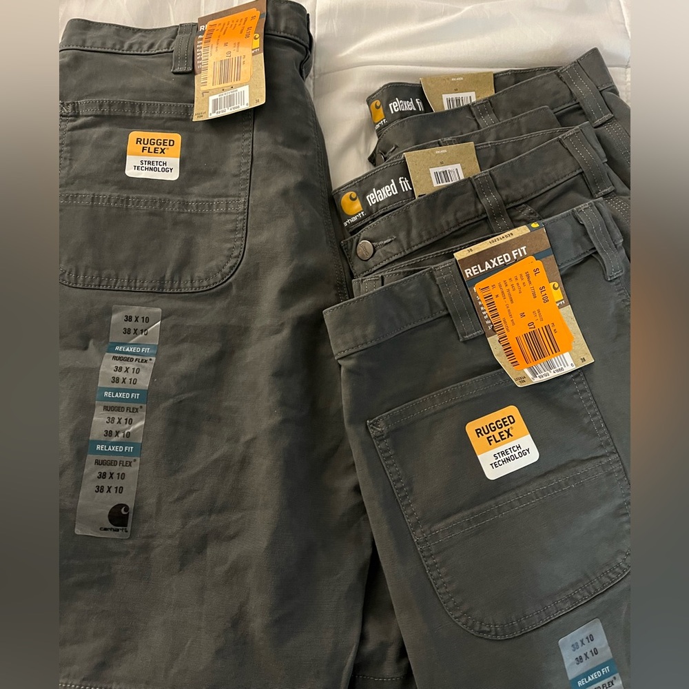 4 pairs of carhartt shorts men’s